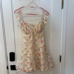 For Love And Lemons Floral Mini Dress